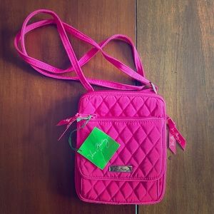 Vera Bradley Mini Hipster in Fuchsia